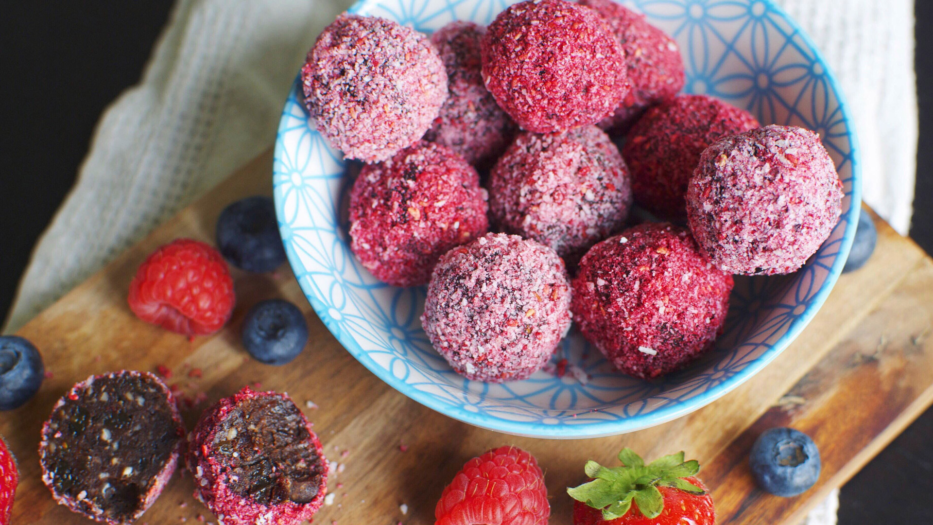 Amazing & Easy Vegan CBD Recipe for Raspberry Beetroot Bliss Balls
